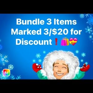 New Year SALE❗️❗️🛍💝 Bundle 3 Items From My Closet for just $20.